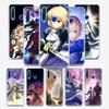 Cartoon Fate Stay Night Saber Silicone Cover For Honor 30 30S 30i 9 10 9A 9C 9S 9N 10i 10X 9X Lite Pro 5G Phone Case