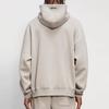 Fear of God Essentials Флисовая толстовка с нашивкой-логотипом на плече, унисекс, бежевая, FOG-FW20-310