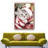 5D Diy Diamond Painting Cute Cat Embroidery Mosaic Art Picture of Rhinestones Decor Gift
