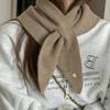 Triangular Knitted Small Shawl Bohemian Wraps Retro Wool Headscarf  Vacation