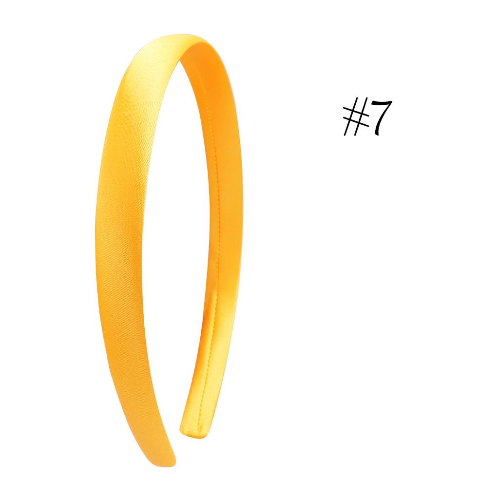 1,5 см Однотонные повязки на голову Сатиновая повязка для рукоделия Сделай сам Повязка для волос Красочные сатиновые повязки на голову для девочек и женщин