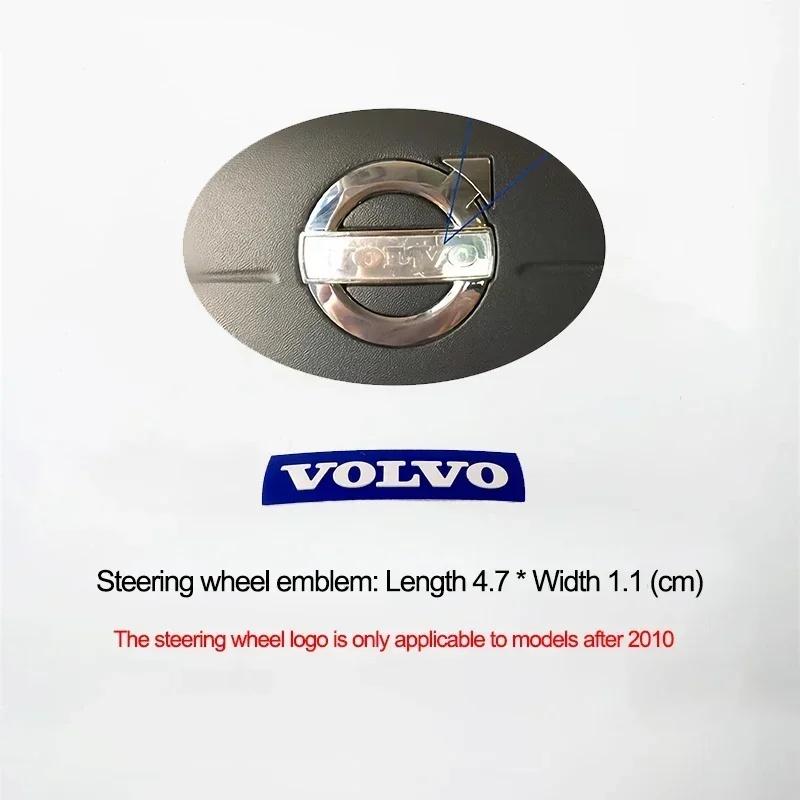 Car Front Grille Logo Sticker for Volvo XC40 XC60 XC90 S60 S90 V50 V70 V60 Trunk Steering Wheel Emblem Badge Decal Accessories