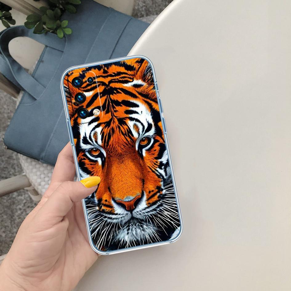 LO6 Чехол для телефона с животным тигром для Motorola Moto G10 G20 G30 G31 G32 G34 G35 G41 G42 G50 G51 G52 G55 G60 G60S G62 G71 G72 G75