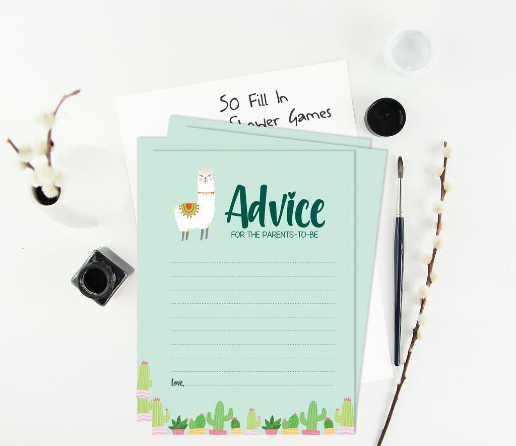 Inkdotpot Игровой набор для вечеринки по случаю рождения ребенка из 50 игр BabyA AlphabetA ABCA с ламой и нейтральной гендерной вечеринкой