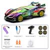 2.4G RC Drift Car, Iridescent Spray Remote Control Car with LED Lights, 4WD High Speed Racing Toy for Kids Adults
