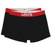 Levi's Трусы-боксеры 2 пары, мужские черные боксеры