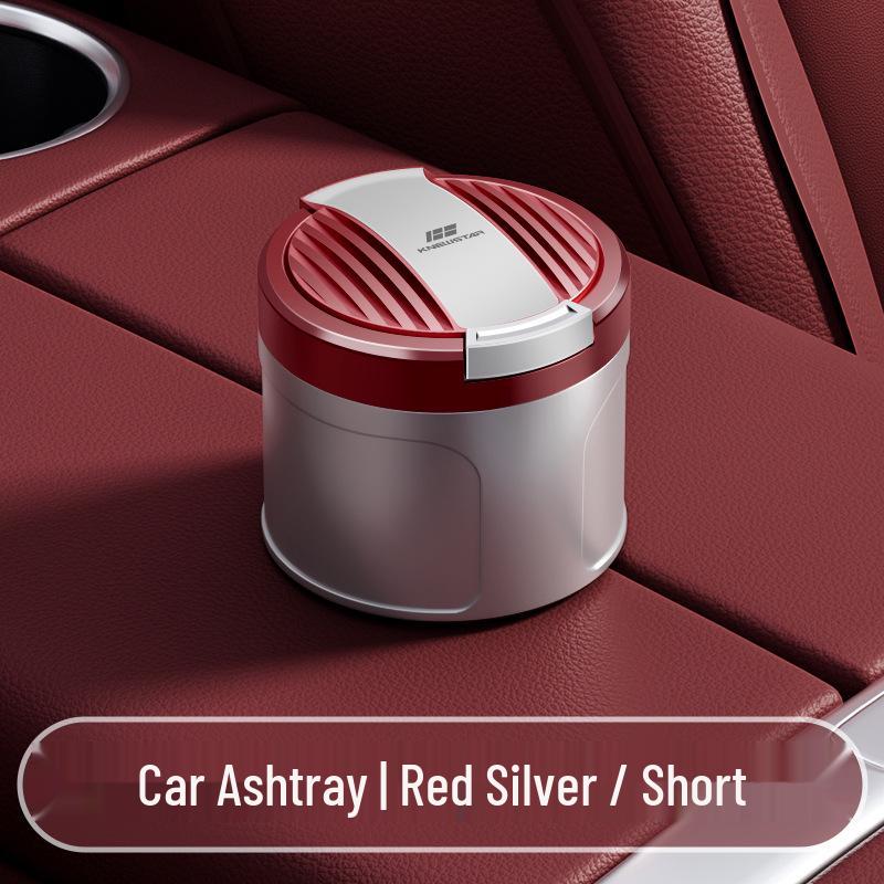 KNEWSTAR 001 Illuminated Car Ashtray for New Energy Vehicle - High-End Interior Accessory
