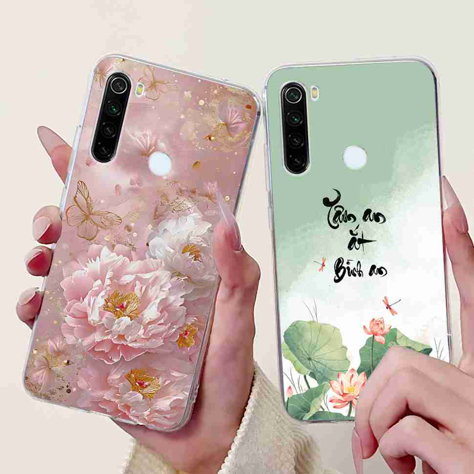 Чехол для Xiaomi Redmi Note 8 Винтажный Дракон Роскошный Цветок Мягкий Силикон ТПУ Чехол Для Redmi Note8 Note 8T Чехлы для Телефона Ударопрочный