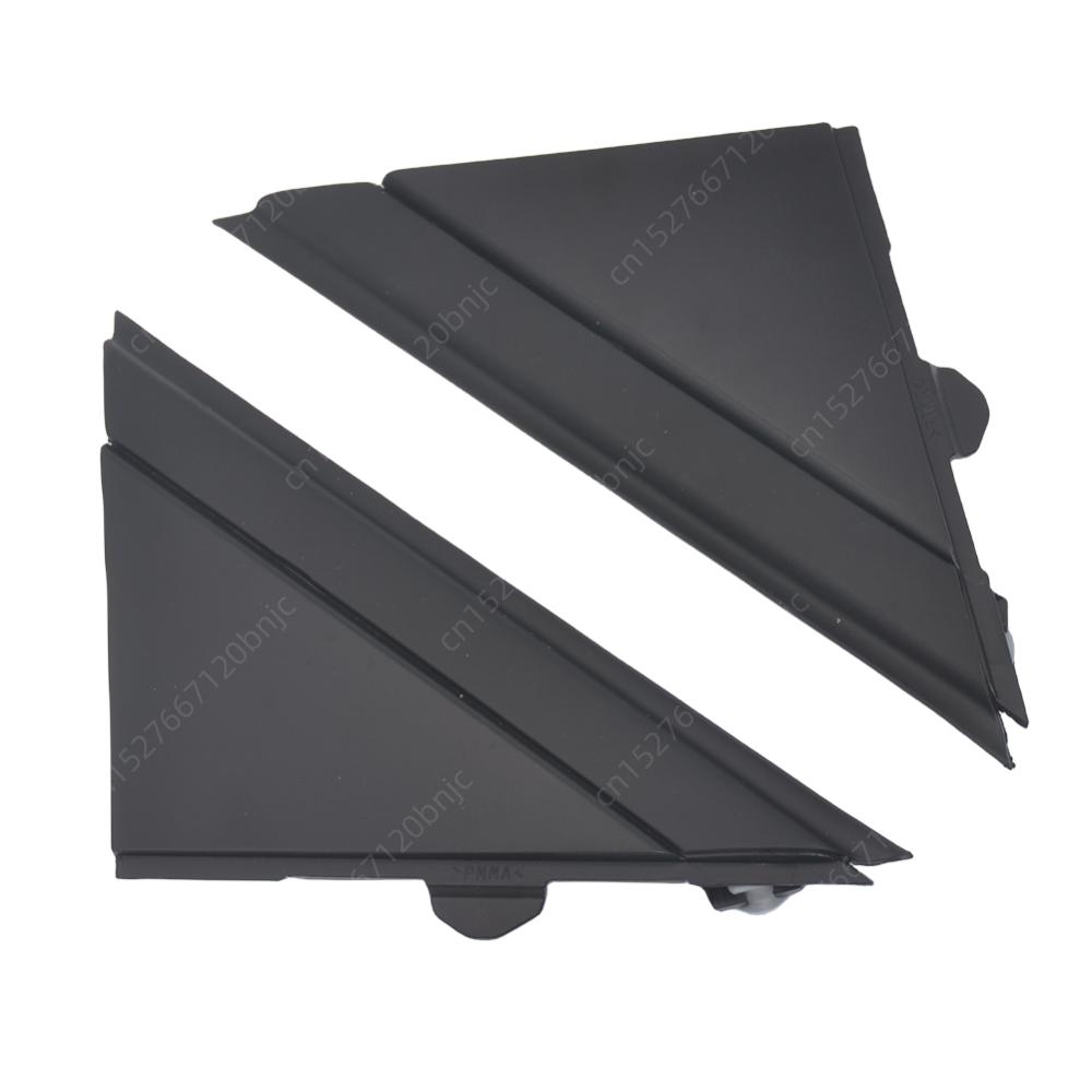 For FIAT 500 2012-2019 Molding Door Mirror Triangle Plate Cover Front Window A-pillar Triangle Matte Black 1SH17KX7AA 1SH16KX7AA