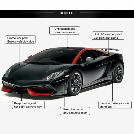 Практичная наклейка на автомобильную пленку, утолщенная матовая самоклеящаяся