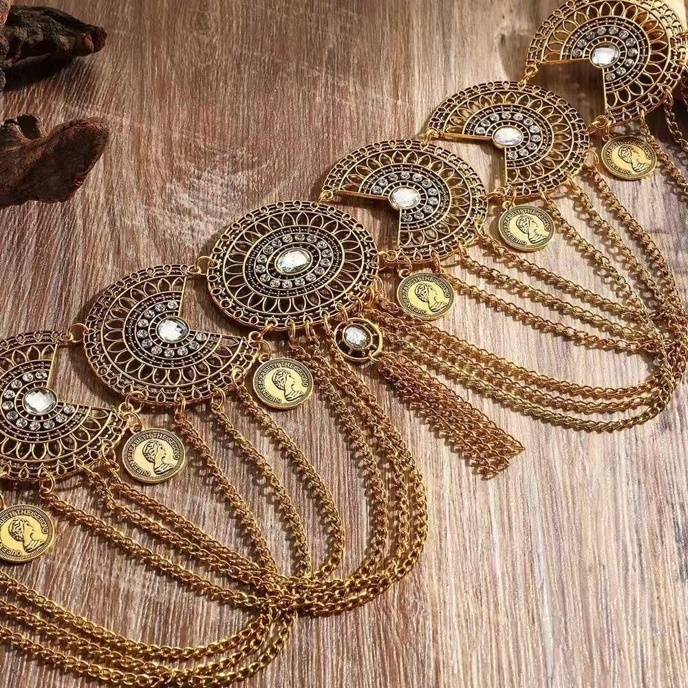 Tassel Belly Chain Vintage Waist Chain Belt Belly Dance Scarf Dress Accessories