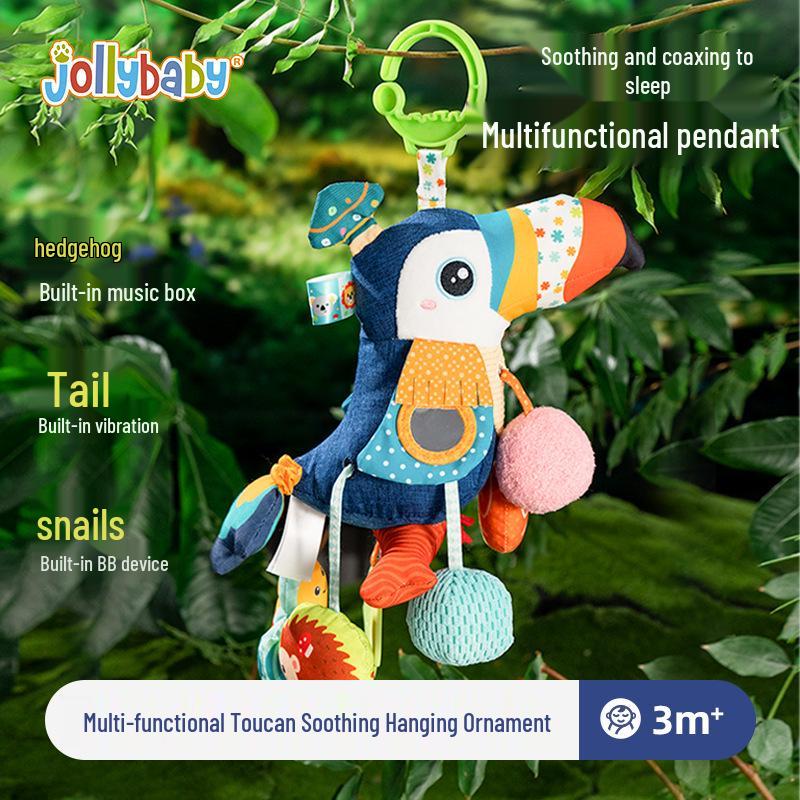 Jollybaby Подвесная игрушка для кроватки новорожденного, на ощупь и на ощупь, игрушка для коляски