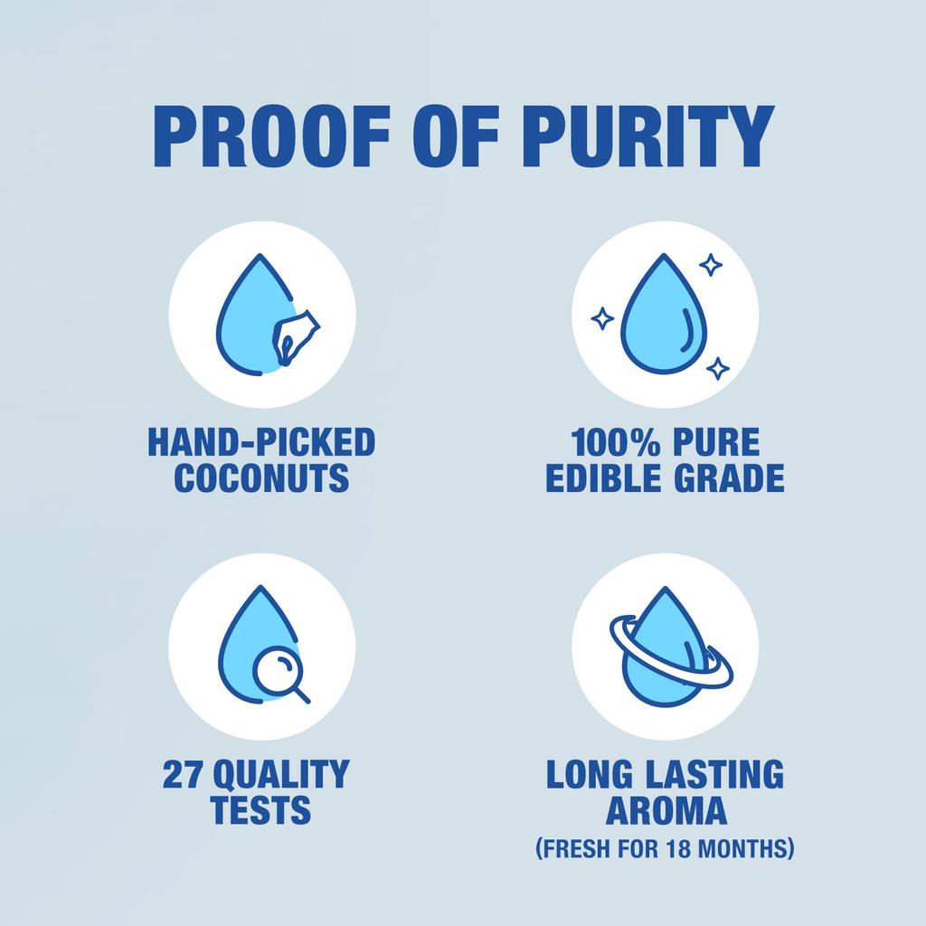 PARACHUTE 100% Pure Coconut Oil 300ml Bottle For Hair And Skin Care With Fresh Nutty Aroma And No Added Preservatives