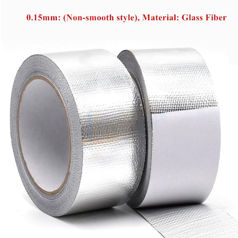 High Temperature Resistance Aluminum Foil Tape Kitchen Pipe Repair Tape Adhesive Sealing Foil Heat Insulation Leak Proof Tape