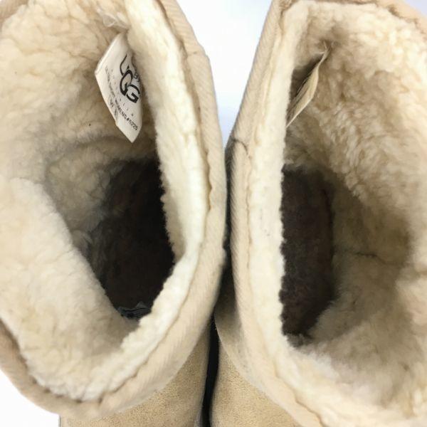 UGG Овчина Мутон Сапоги Верблюжий Коричневый размер W8 25.0(ИСПОЛЬЗОВАЛ)