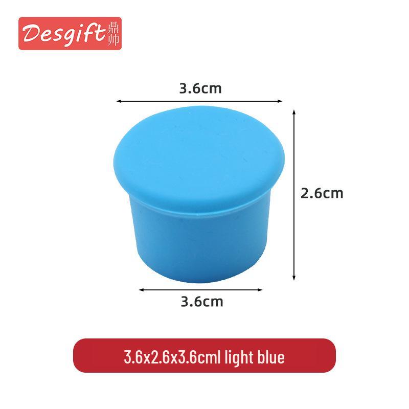 Пробка для винной бутылки из разноцветного силикона пищевого класса FDA: Герметичная крышка для сохранения свежести красного вина.