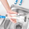 Bottle Brush with Long Handle Soft Flexible Bristle Scratch-proof Multifunctional Cup Scrubber Glass Bottle Cleaning Brush