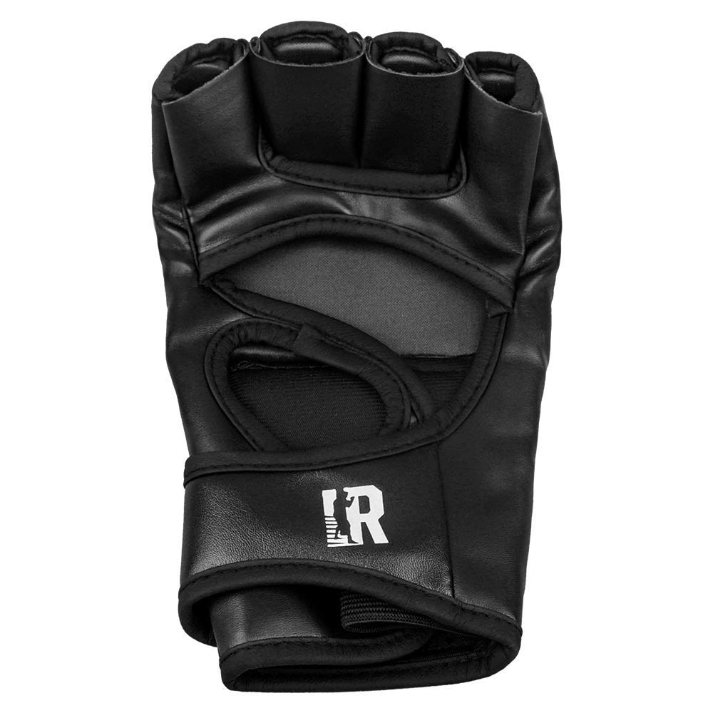 LangRay Half Finger Gloves for Mixed Martial Muay MMA, Arts, Boxing, Thai, Karate, Taekwondo, Etc., Trailing, Men's, Women's (Black)