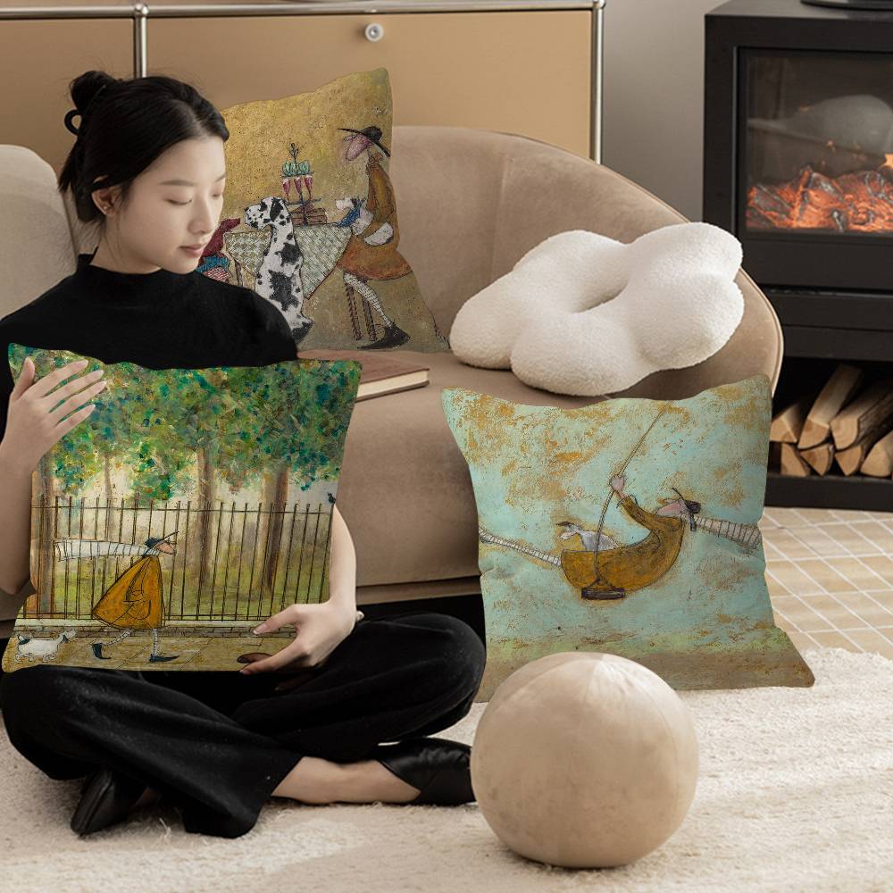 Sam TToft Cushion Cover Decorative Pillow Sofa Home Decor case pillow cases