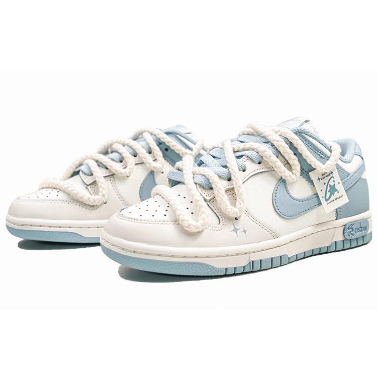 Nike Кроссовки Dunk Low top для скейтбординга женские молочно-голубые DD1503-123(Команда27-)