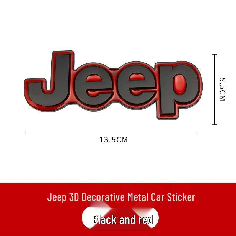Наклейка с надписью "JEEP" на заднюю дверь Jeep Grand Cherokee Freedom 4X4