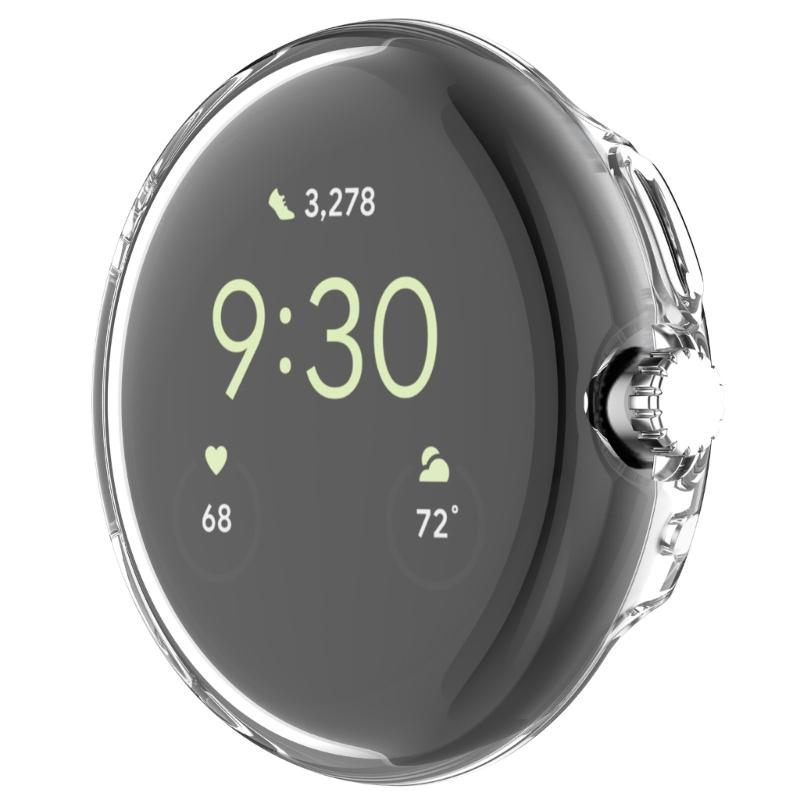 Противоударный чехол-бампер из ТПУ для Pixel Watch 2, защитная крышка, устойчивый к царапинам корпус