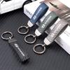 Автомобильный брелок из углеродного волокна, кожи и цинкового сплава, брелок из микрофибры для Hyundai Tucson Accent Elantra Santa fe Sonata I10 I20 I30
