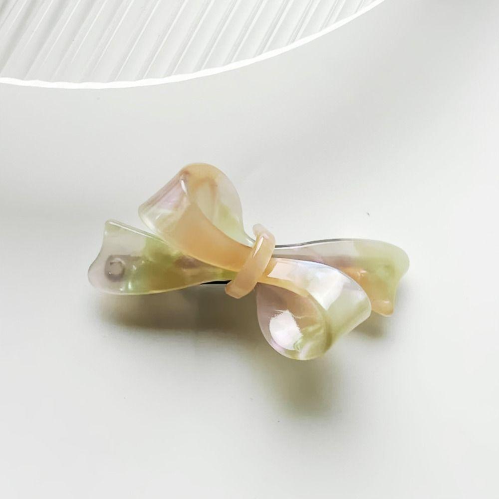 3D Butterfly Knot Hair Clip Acetic Acid Duckbill Clip Cute Bangs Hairpins  For Women Girls