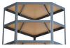 Metal Corner Shelving 180*90*90*40, Galvanized - Tg-Reg 5456