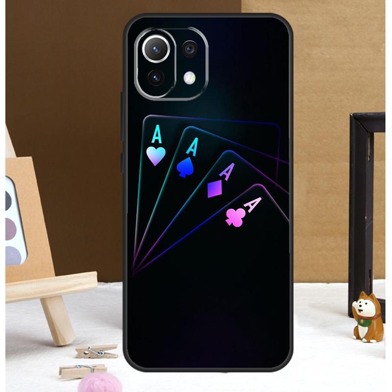 Кейс для покера и костей для Xiaomi 13 14 15 Ultra 13T 14T 15T 17 Pro Max POCO X7 X3 X5 X6 F5 F6 F7 F8 Pro