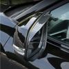 For Toyota Corolla Cross -2025 Carbon Fiber Mirror Rain Eyebrow Cover Trim