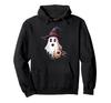 White Ghost Halloween Witch Hat Hoodie