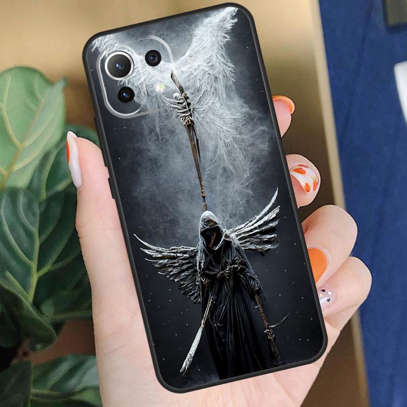 Чехол-череп Жнеца Смерти для Xiaomi 15 14 Ultra 13T 14T 15T Pro 17 Pro Max POCO F8 F7 F5 F6 X5 X6 X7 Pro Чехол