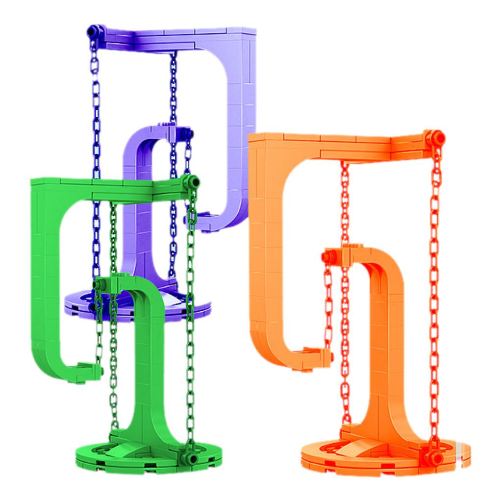 Оптовая продажа Креативная Рама Баланса Натяжения Подвесное Искусство Антигравитация Растягивающиеся Строительные Блоки Вставка Сделай Сам Игрушки