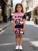 New summer collection of *Six Seven 67* casual and cute everyday children's set, suitable for children Back-to-School Gift