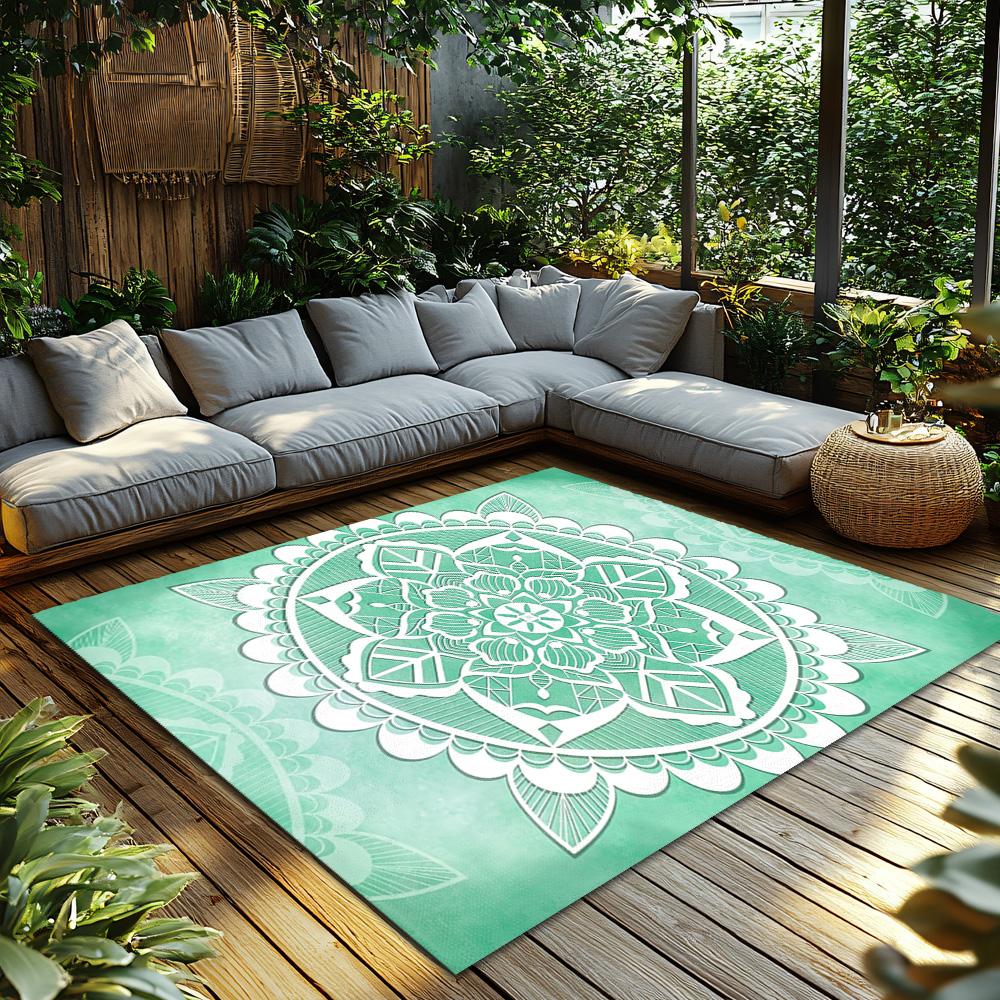 Boho Area Rug Vintage Persian Carpet Non Slip Floor Mat Home Decor Living Room Bedroom Runner Rugs Modern Abstract Pattern Rug