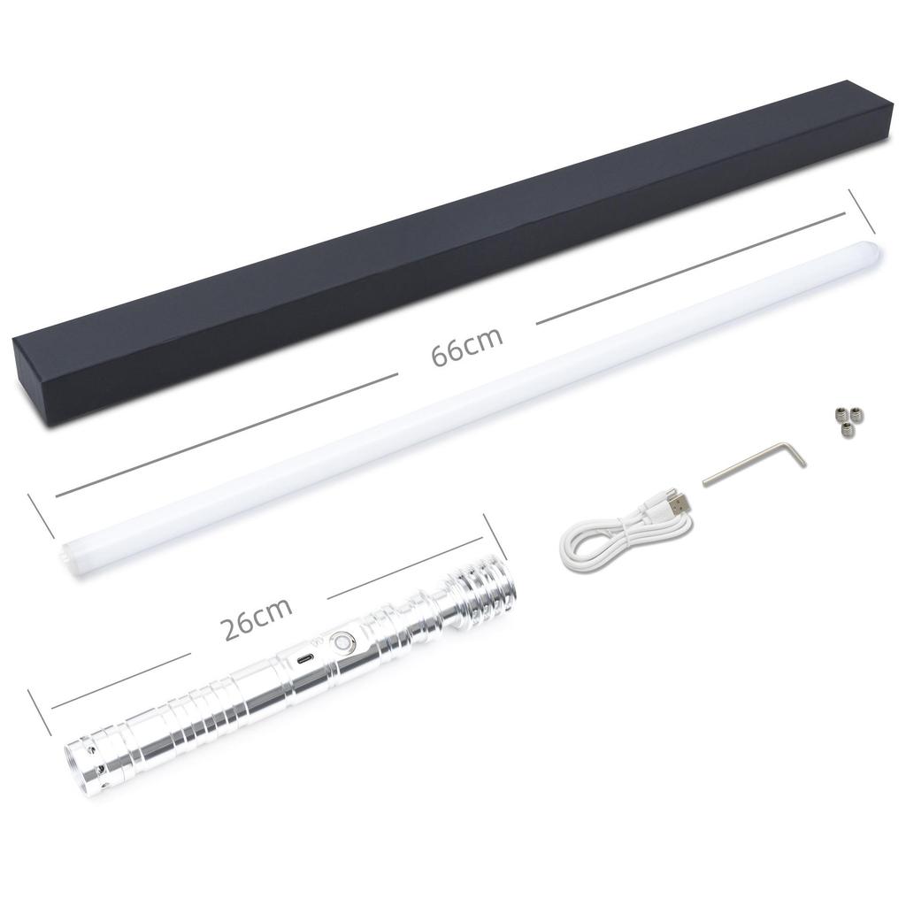 Светящийся металлический пиксельный сплав лазерный меч: Перезаряжаемая игрушка и подарок 2 в 1