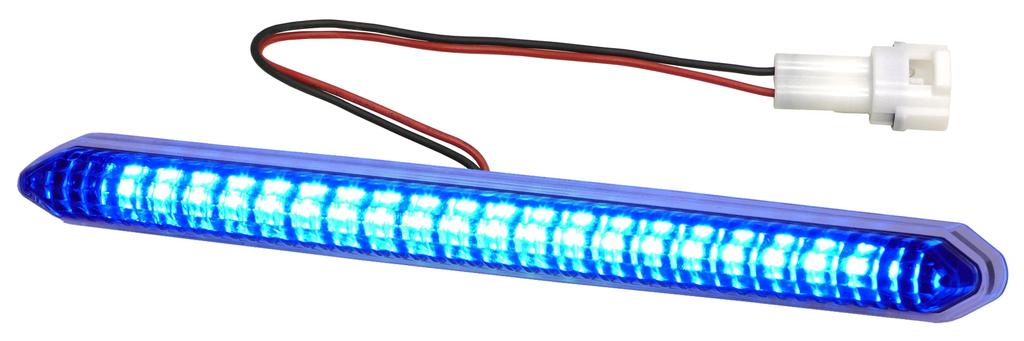 КОИТО (Koito Manufacturing Co., Ltd.) Светодиодная краевая подсветка Shine 200 мм Тип 12/24 В 2 Вт Синий с разъемом