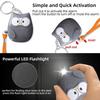 Owl Self Defense Alarm Flashlight Outdoor 130 Db Personal Anti Wolf Alarm with LED Light for Women Security Protect Keychains