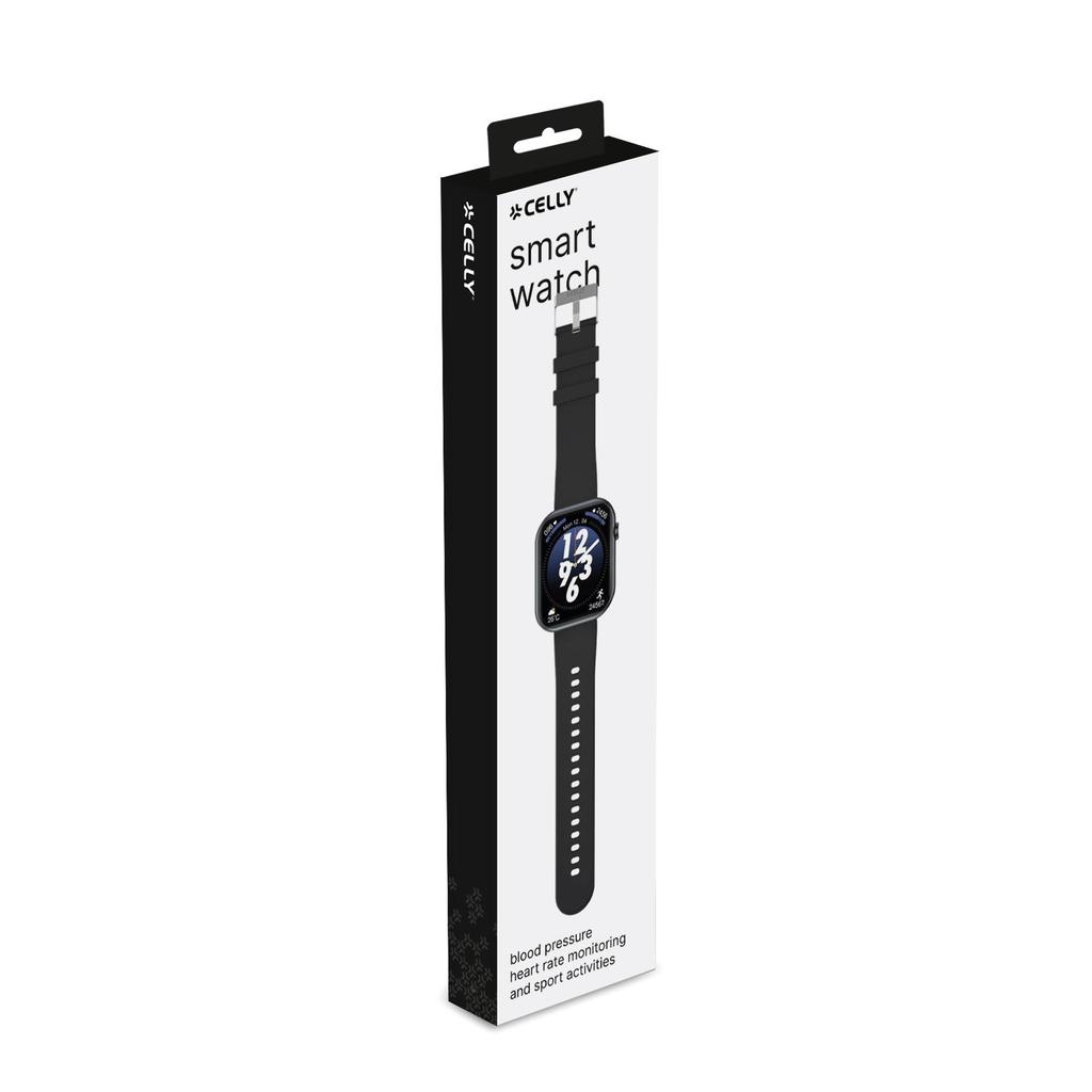 Celly trainermatebk smartwatch 1.81" black