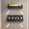 Wall Mounted Magnetic Spice Rack Large Capacity Kitchen Storage Shelves  for Washing Machine