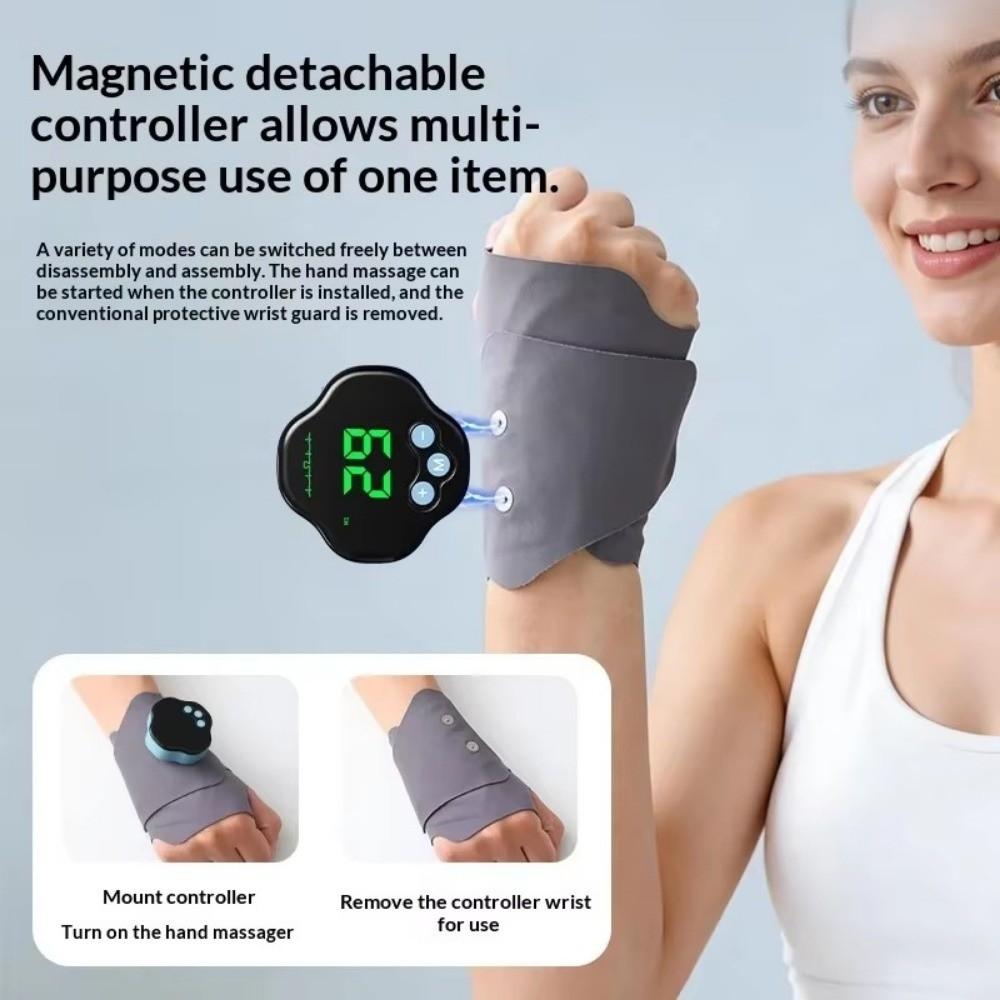 Cordless Hand Massage Protector Vibration Wrist Support Brace EMS Wrist Massager  Carpal Tunnel