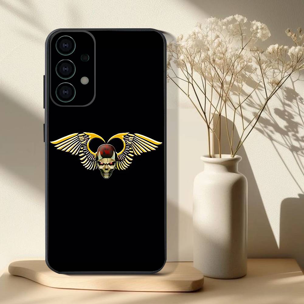 Чехол для телефона H-Hells A-Angels Motorcycle 81 для Samsung S 25,24,23,22,30,21,10,9,Ultra,Plus,Lite,FE,4,5G Черный Мягкий Чехол