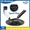 Северная Америка BYD V2L Автомобильный разрядник Тип GBT Type1 Type2 16A 3.5 кВт Электромобиль Наружный разрядник 110 В с розеткой US NEMA 5-15P