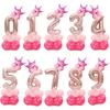 Number Combination Set Balloon Tower Birthday Decoration Wedding Decorations Aluminum Film Balloon