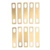 10 Pcs Guitar Neck Shim Brass Corrosion Proof Universal Neck Heightened Shims for Bass