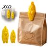 Decorative Fridge Magnets Farm Animal Bag Clip Refrigerator Magnet, Snack Food Magnetic Clips Sealing for Kitchen, Shape Magnet 3D