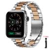 Ремешок из нержавеющей стали для Apple Watch S11 10 46мм 42мм Ultra 3 49мм 45мм 41мм 44мм Металлический ремешок для IWatch Серии 9 8 7 SE 6 5 4 3