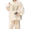 Harajuku Trendy Men's Sporty Casual Set: Fashionable Loose Hoodie & Pants Two-Piece