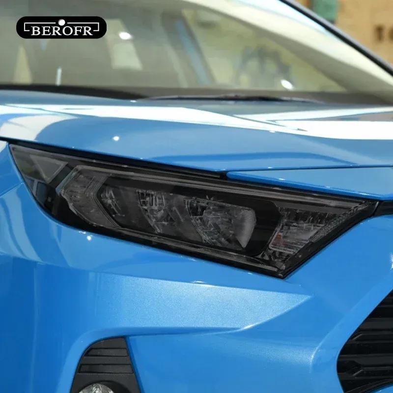 Для Toyota RAV4 XA50 Автомобильная фара Тонировка Черная Защитная пленка Защита Прозрачная TPU Наклейка Аксессуары